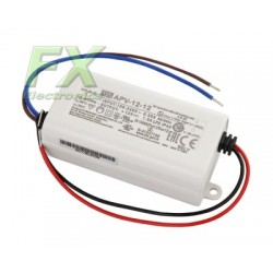 LED power supply 12V 12W Mean Well APV-12-12 IP42