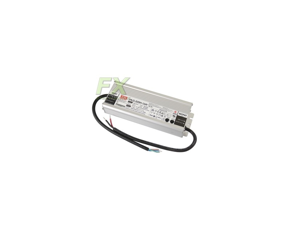 LED power supply 12V 264W Mean Well HLG-320H-12 B IP67