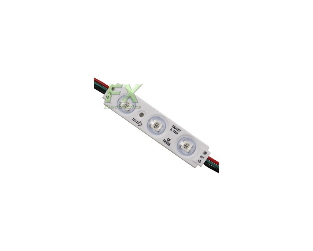 Moduł LED CYFROWY RGB 0,72W 12V WS2811 IP65