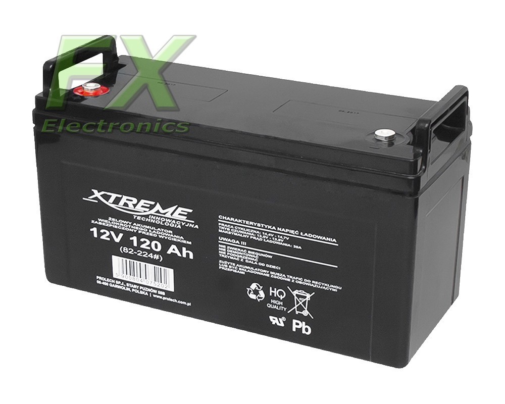 Xtreme 12V 120Ah gel battery