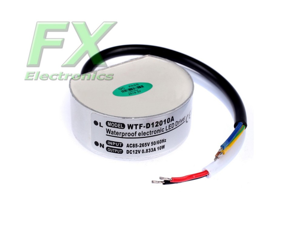 Plug-in power supply 10W 12V 0.85A WATERPROOF