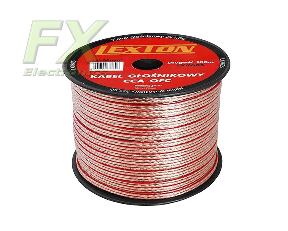 Kabel głośnikowy 2x1 CCA OFC Kabel głośnikowy 2x1 CCA OFC