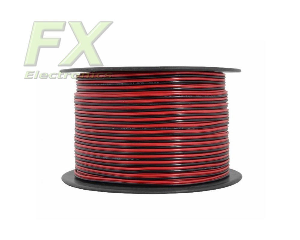 Speaker cable 2x1.5 CCA black/red