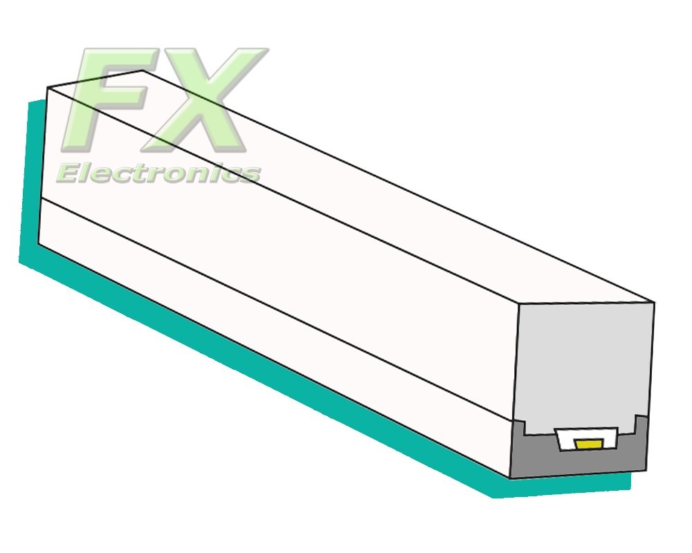 Neon LED 24V 10W PRO Square holder