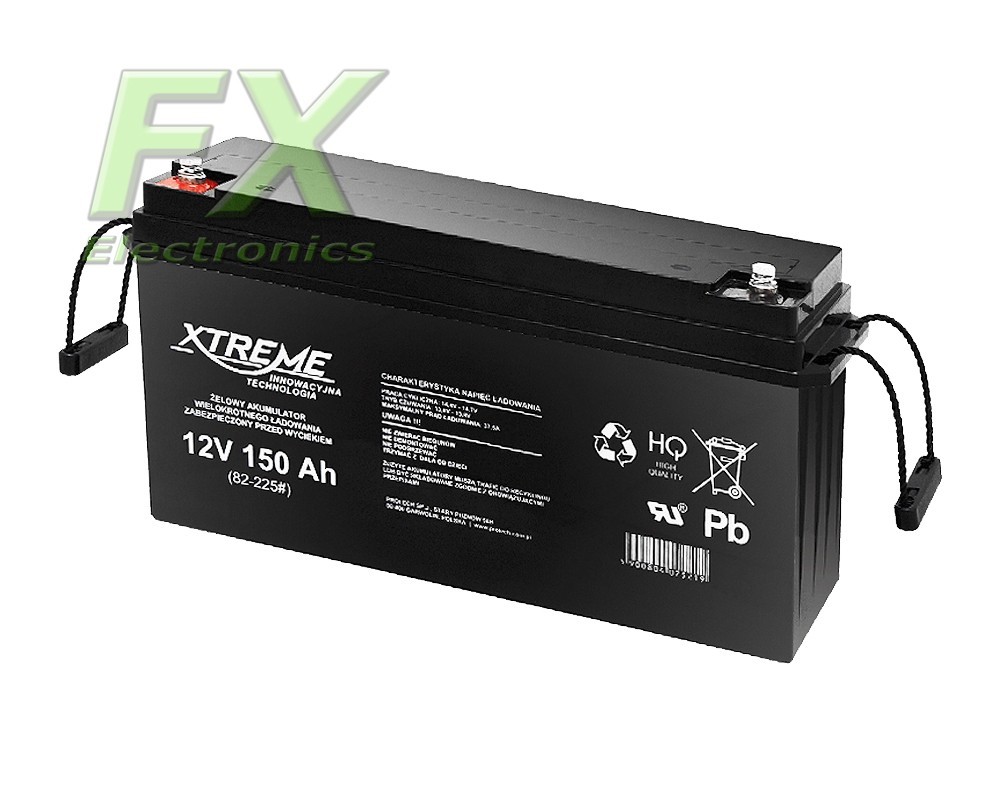 Xtreme 12V 150Ah gel battery