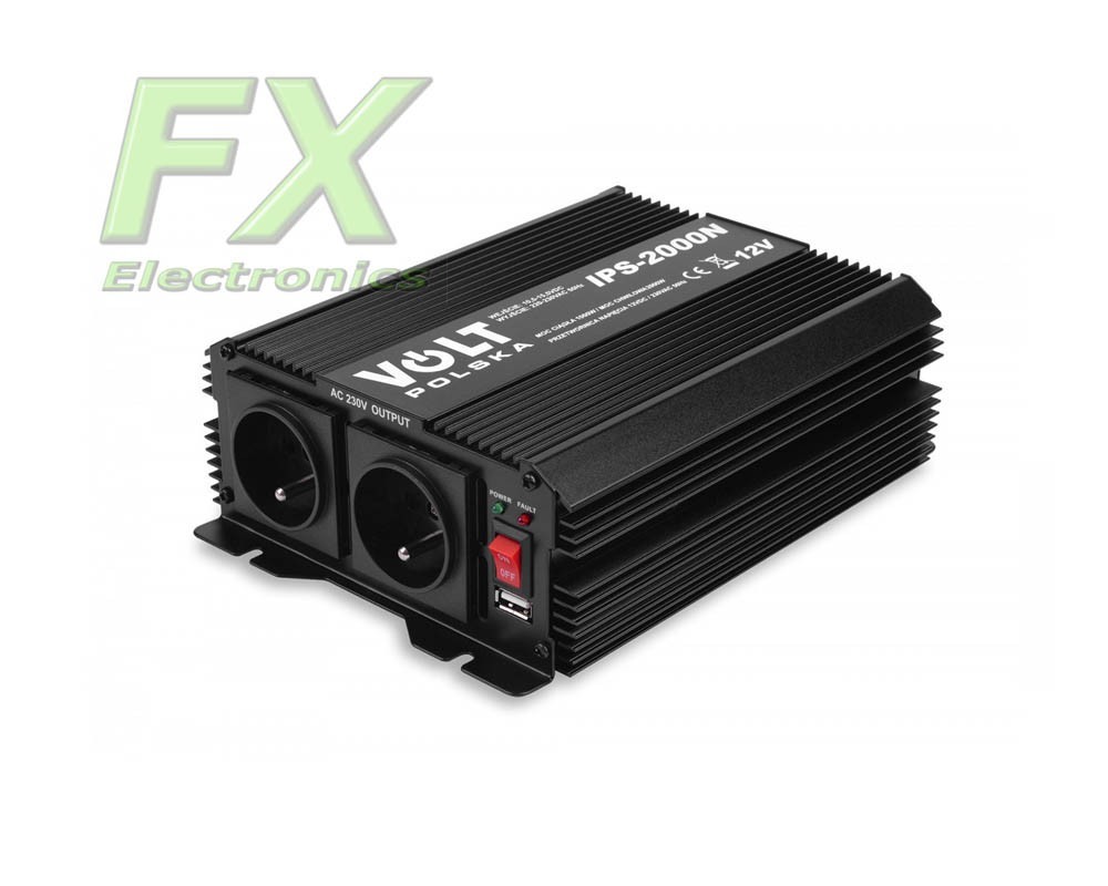 IPS 1000W / 2000W DUO converter 12V/24V / 230V