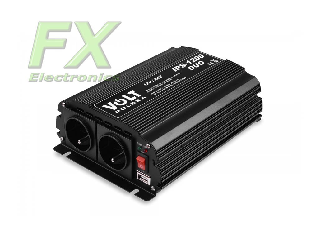 Przetwornica IPS DUO 600W / 1200W 12V / 24V / 230V