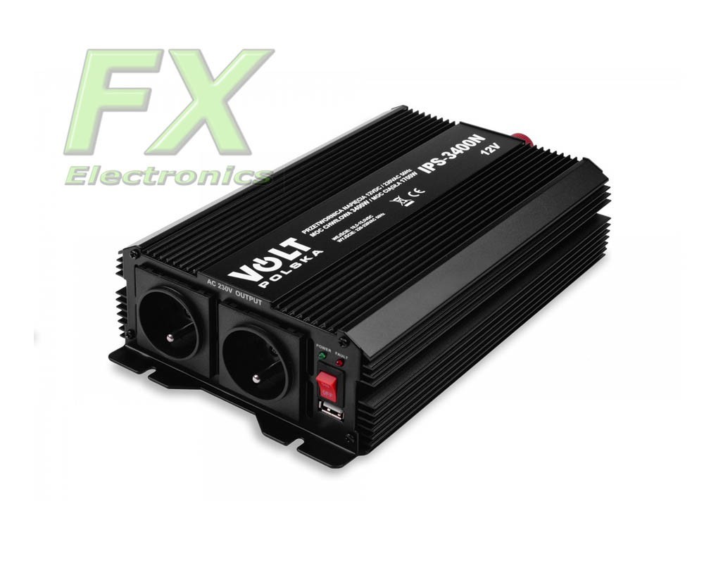 IPS N converter 1700W / 3400W 12V / 230V