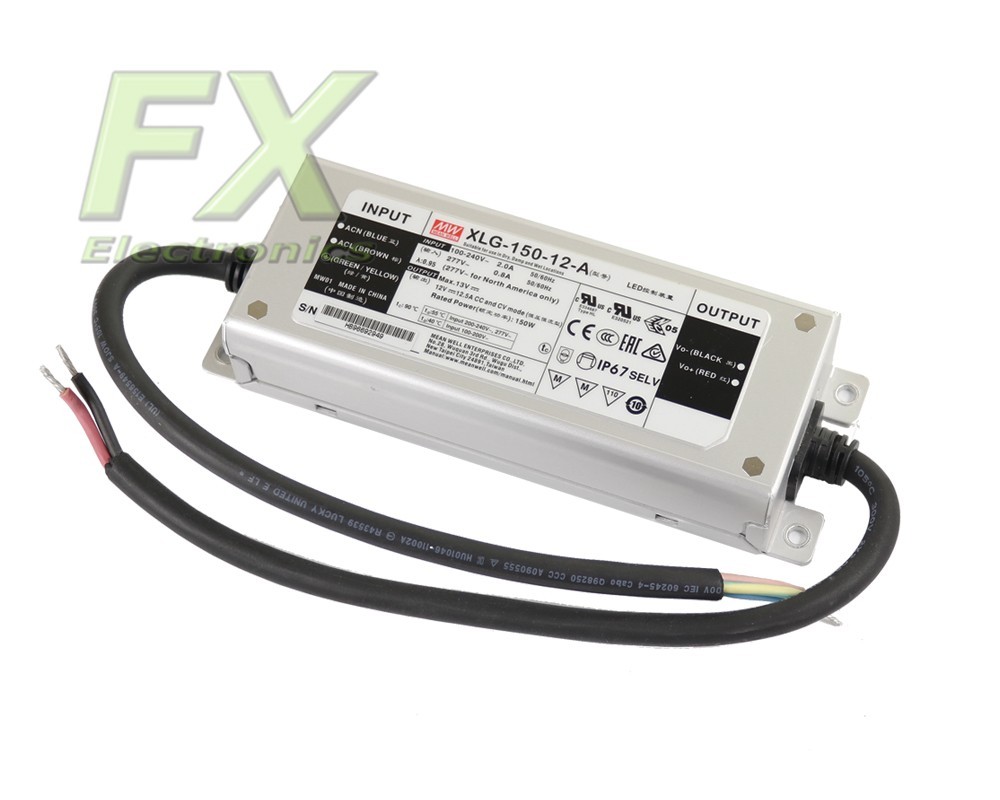 LED power supply 12V 150W Mean Well XLG-150-12-A