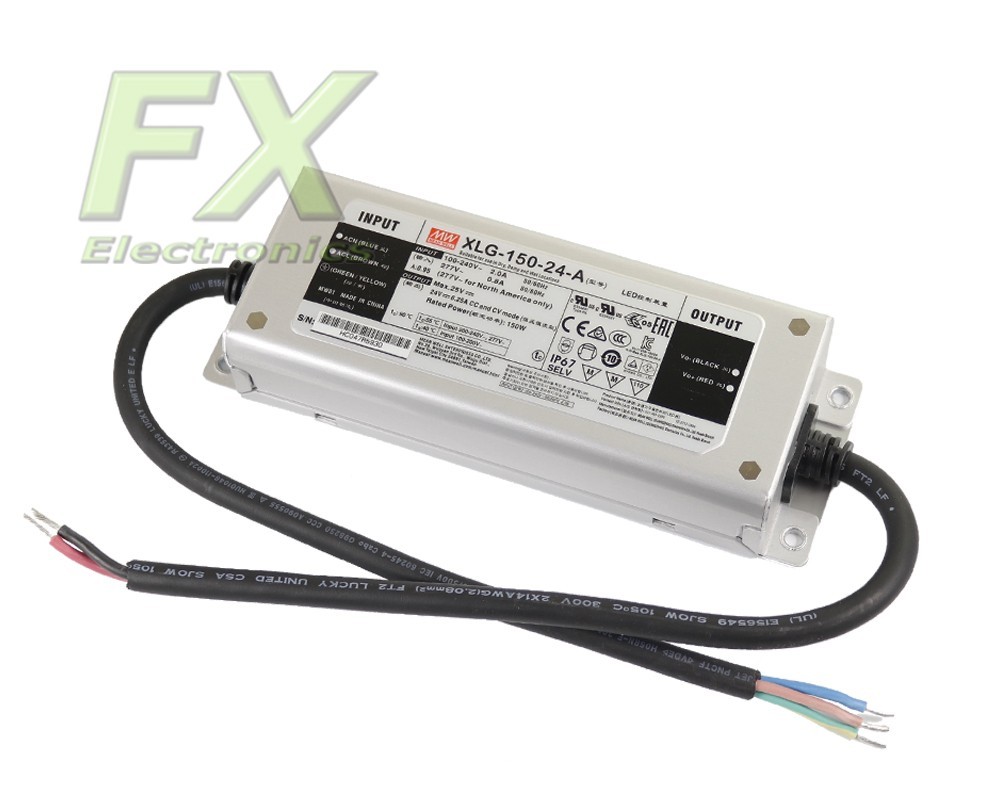 LED power supply 24V 150W Mean Well XLG-150-24-A