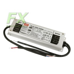 LED power supply 24V 200W Mean Well ELG-200-24DA IP67