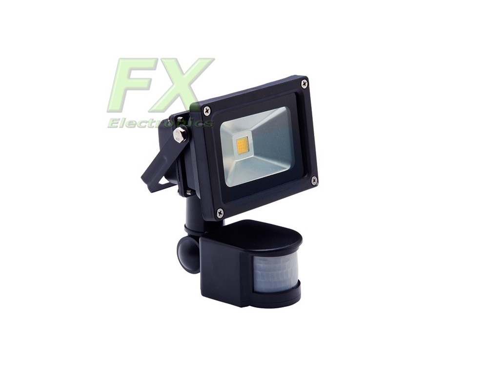 10W COB LED floodlight. Motion sensor