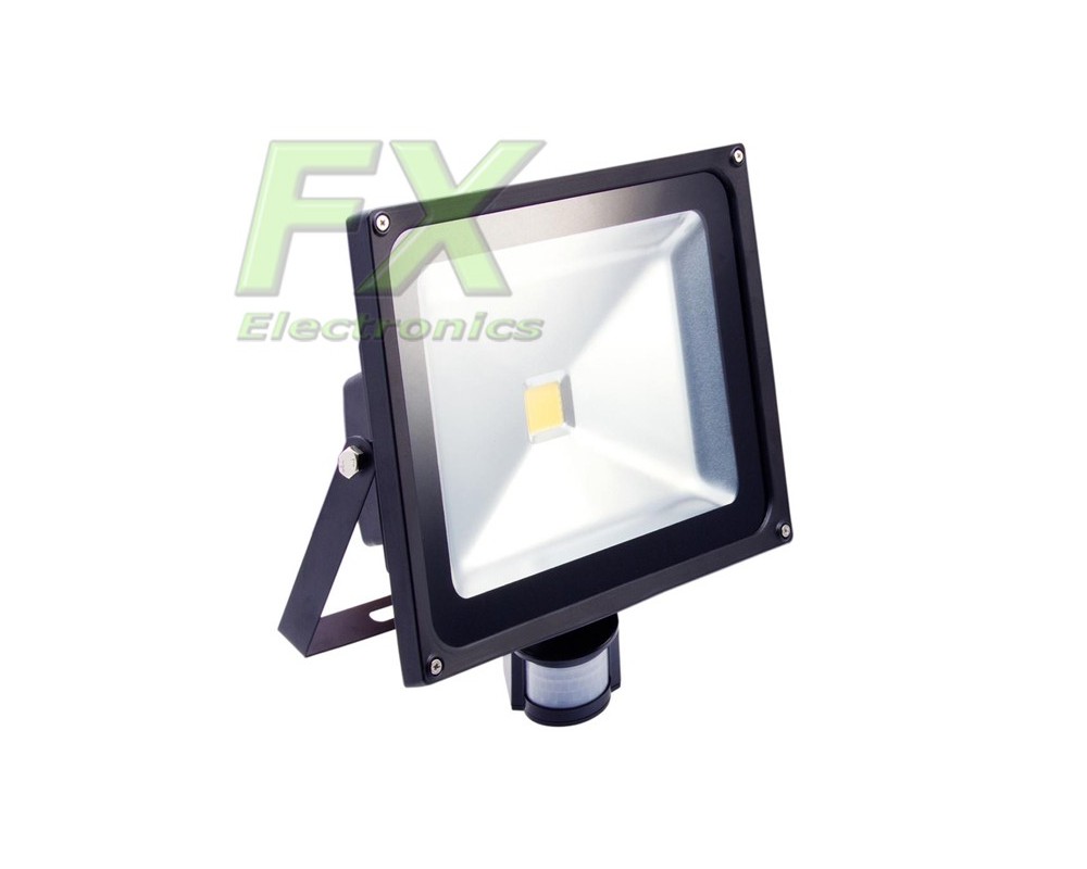 0W COB LED floodlight. Motion sensor