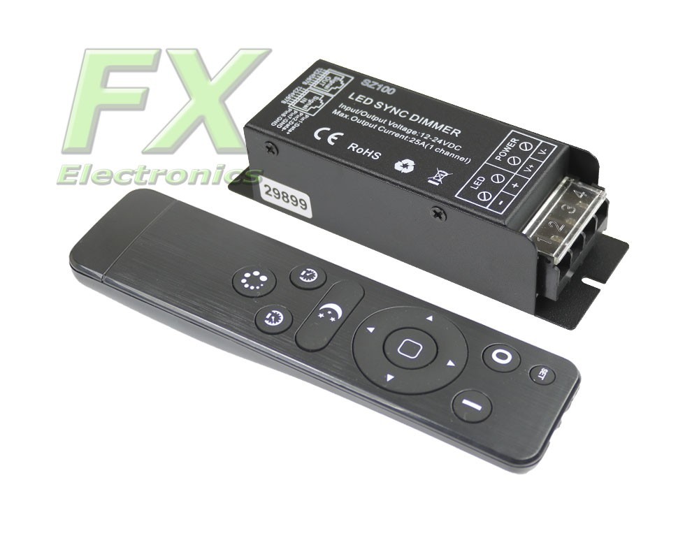 MODERN LED dimmer 25A 12V 24V RF radio remote control