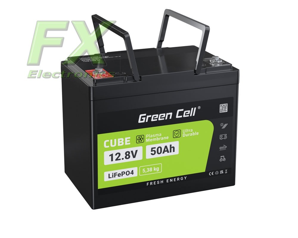 LiFePO4 50Ah 12V lithium battery