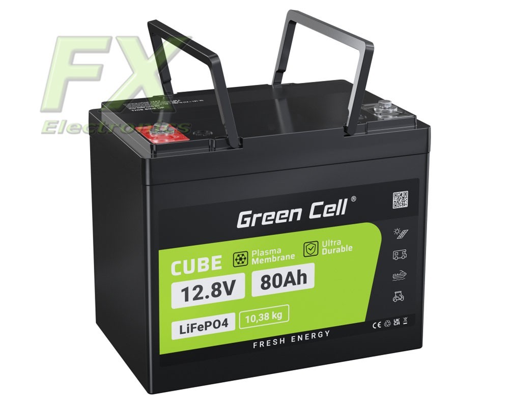 LiFePO4 80Ah 12V lithium battery