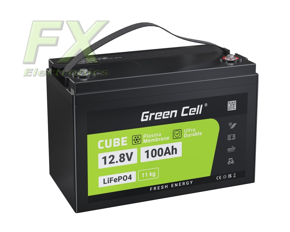 LiFePO4 100Ah 12V lithium battery