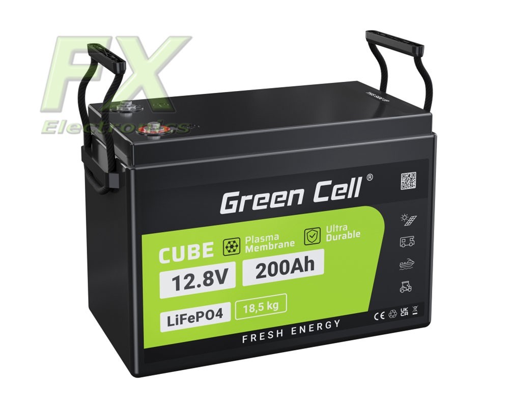 LiFePO4 200Ah 12V lithium battery