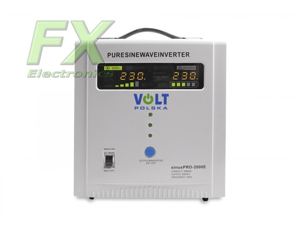 SINUS PRO 2000 E 12/230V (1250/2000W) ZASILACZ AWARYJNY