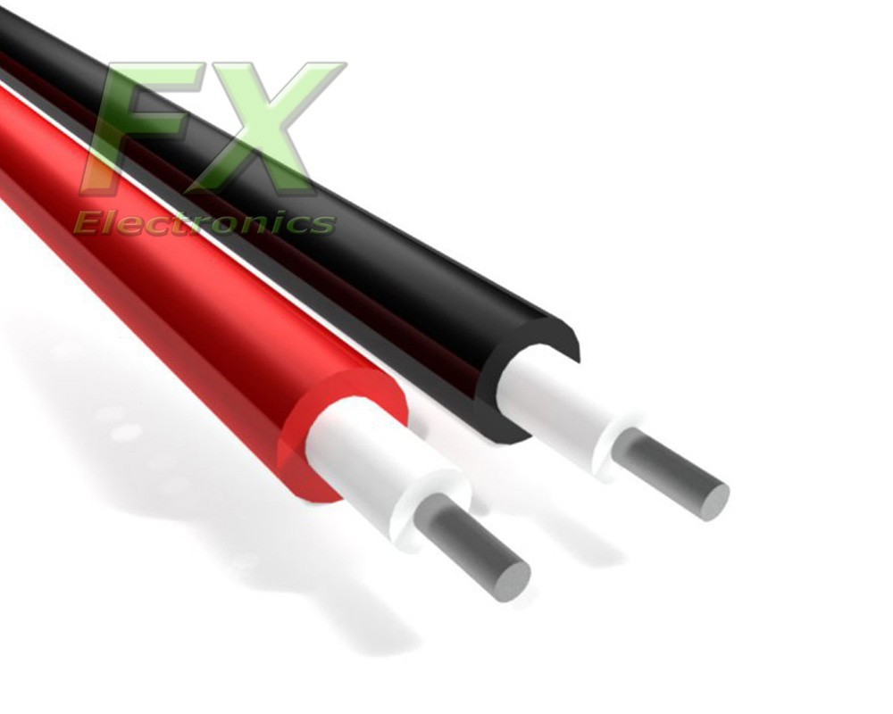 Solar cable 4mm2 red 1m