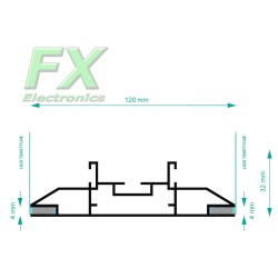 Profil Textile 120 mm STRONG Surowy