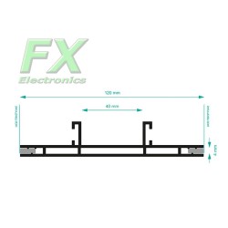 Profil Textile 120 mm – DWS Surowy