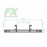 Textile profile 120 mm – DWS White