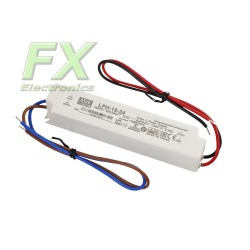 LED power supply 24V 18W Mean Well LPH-18-24 IP67