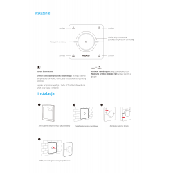 K0S 4-strefowy obrotowy panel zdalnego sterowania CCT