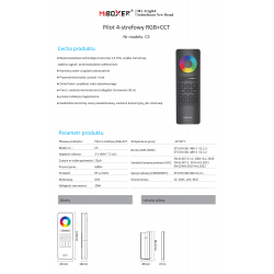 Pilot MI-LIGHT RGB+CCT C5