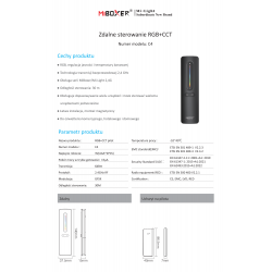 MI-LIGHT RGB+CCT C4 remote control