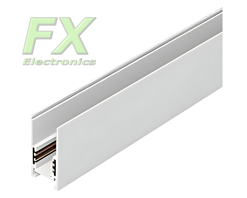 Surface-mounted Magnetic Rail, White