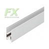 Surface-mounted Magnetic Rail, White