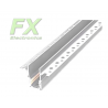 Mortise Magnetic Rail 12.5mm 2m White