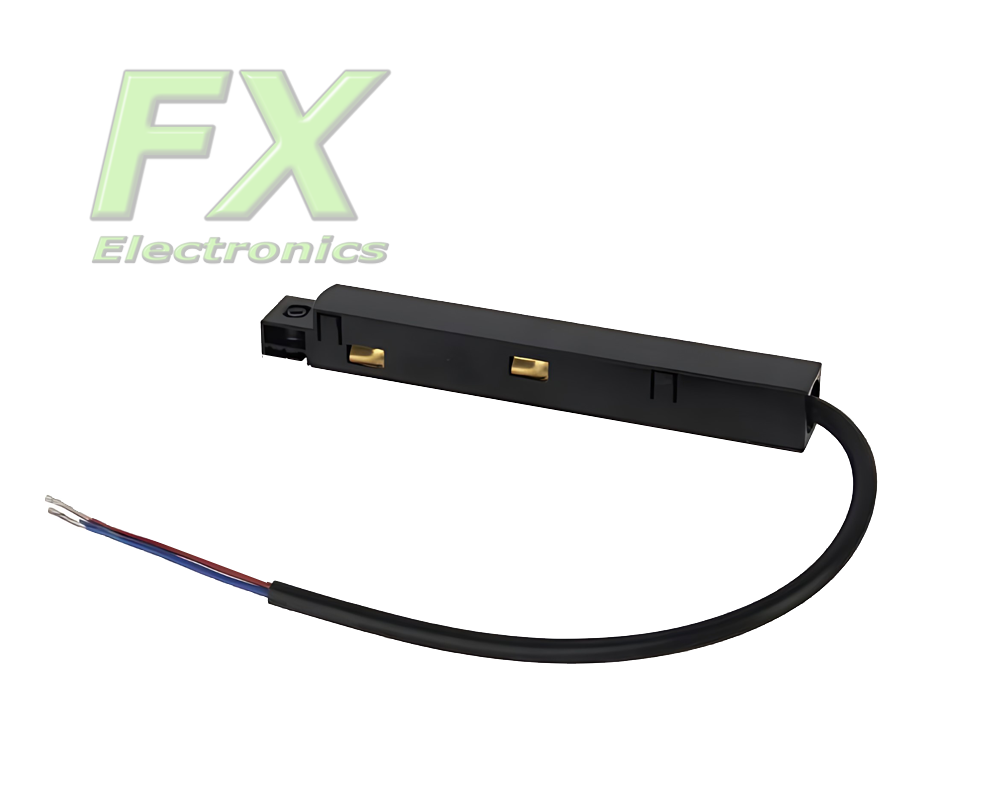 3-phase POWER connector for magnetic bus Black
