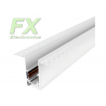Recessed Magnetic Rail 2m White