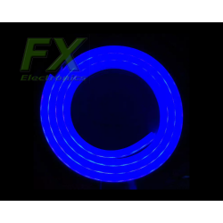 Neon Led FLEX 6x12mm 12V 12W  (1m) IP65 NIEBIESKI cięty...