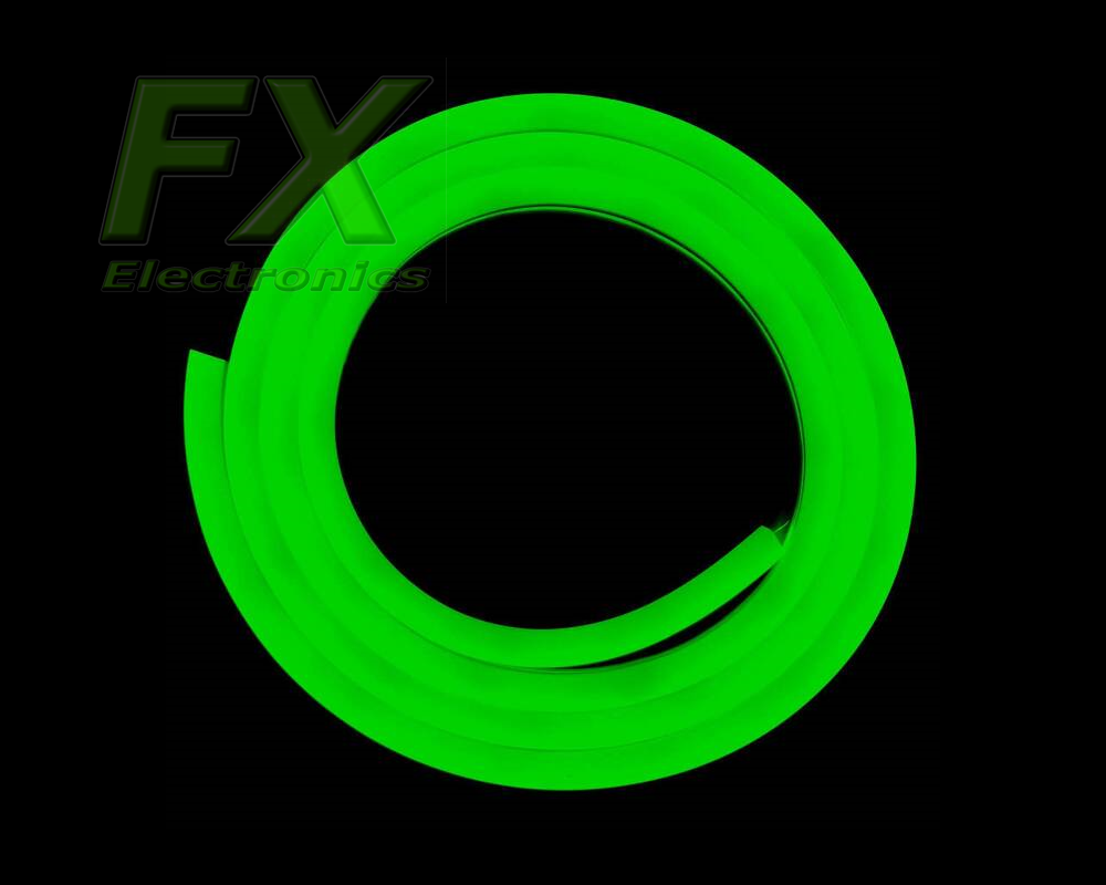 Neon Led FLEX 6 x 12mm 12V IP65 ZIELONY 12W (1m) cięty co 1cm