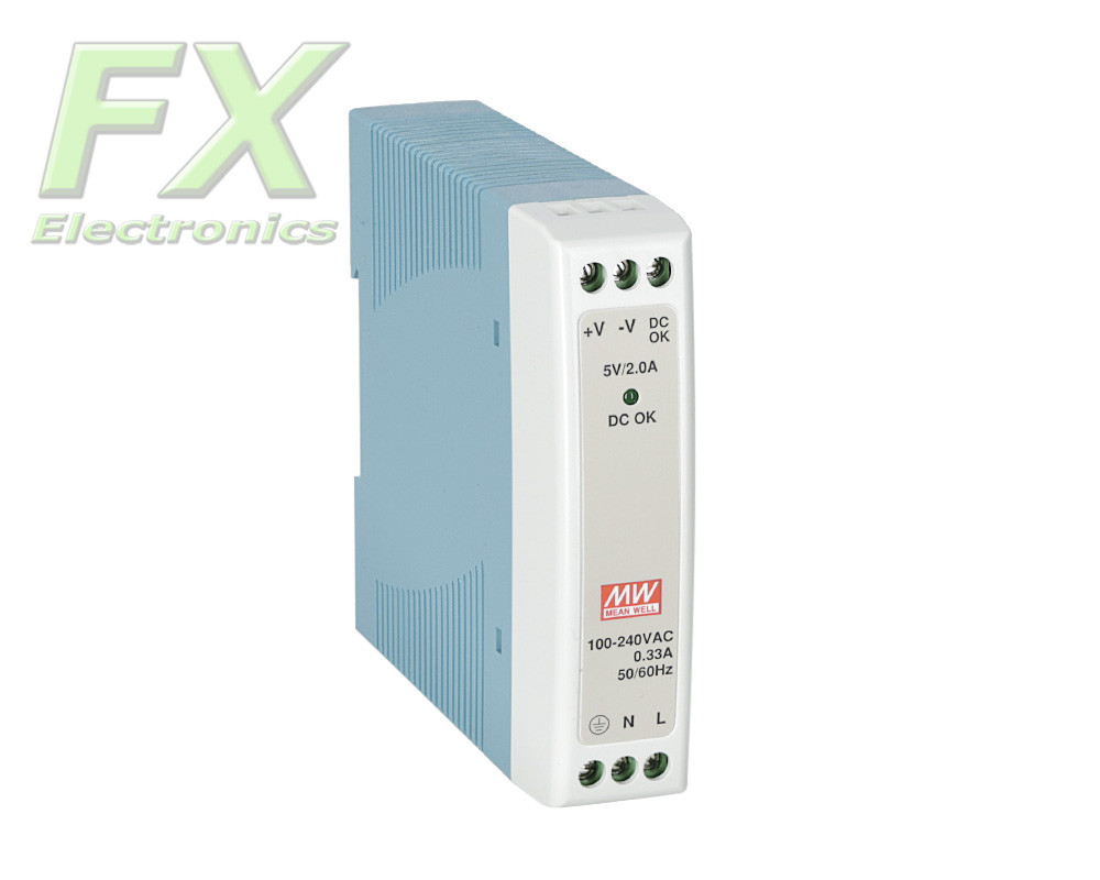 Zasilacz na szynę DIN Mean Well  MDR-10-5 10W 5V 2A