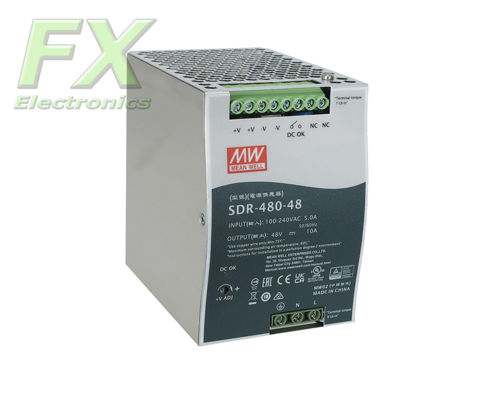 Zasilacz na szynę DIN Mean Well SDR-480-48 480W 48V 10A