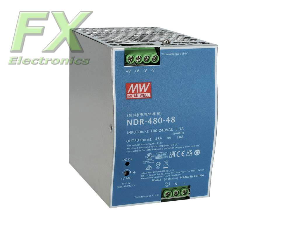 DIN rail power supply Mean Well NDR-480-48 480W 48V 10A