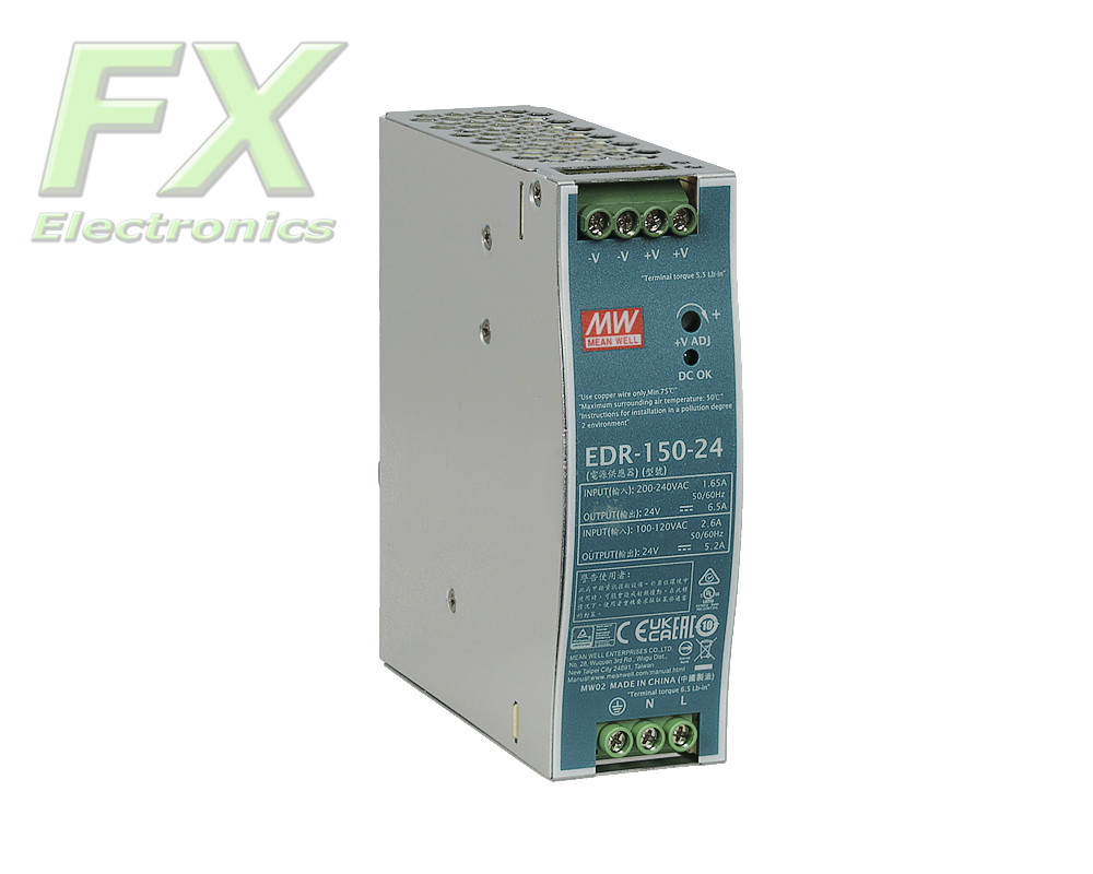 Zasilacz na szynę DIN Mean Well EDR-150-24 150W 24V 6.25A