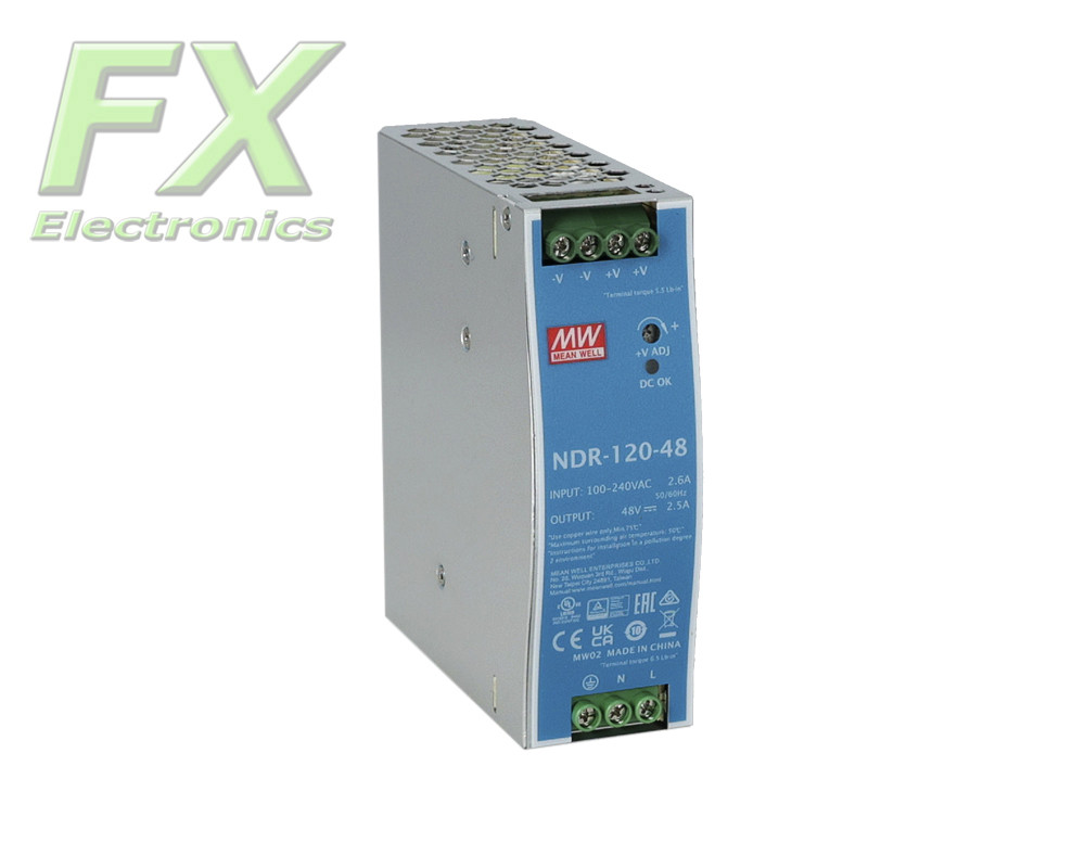 DIN rail power supply Mean Well NDR-120-48 120W 48V 2.5A
