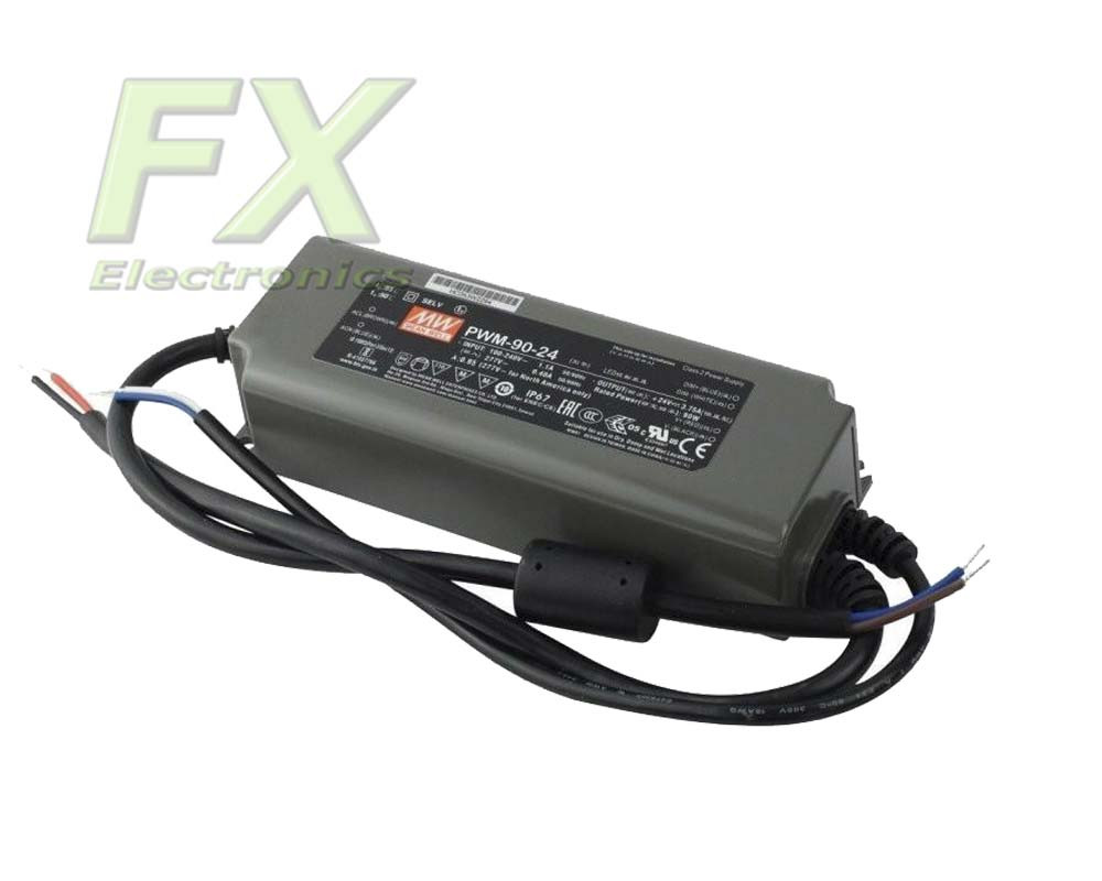 LED power supply 12V 90W Mean Well PWM-90-12DA IP67